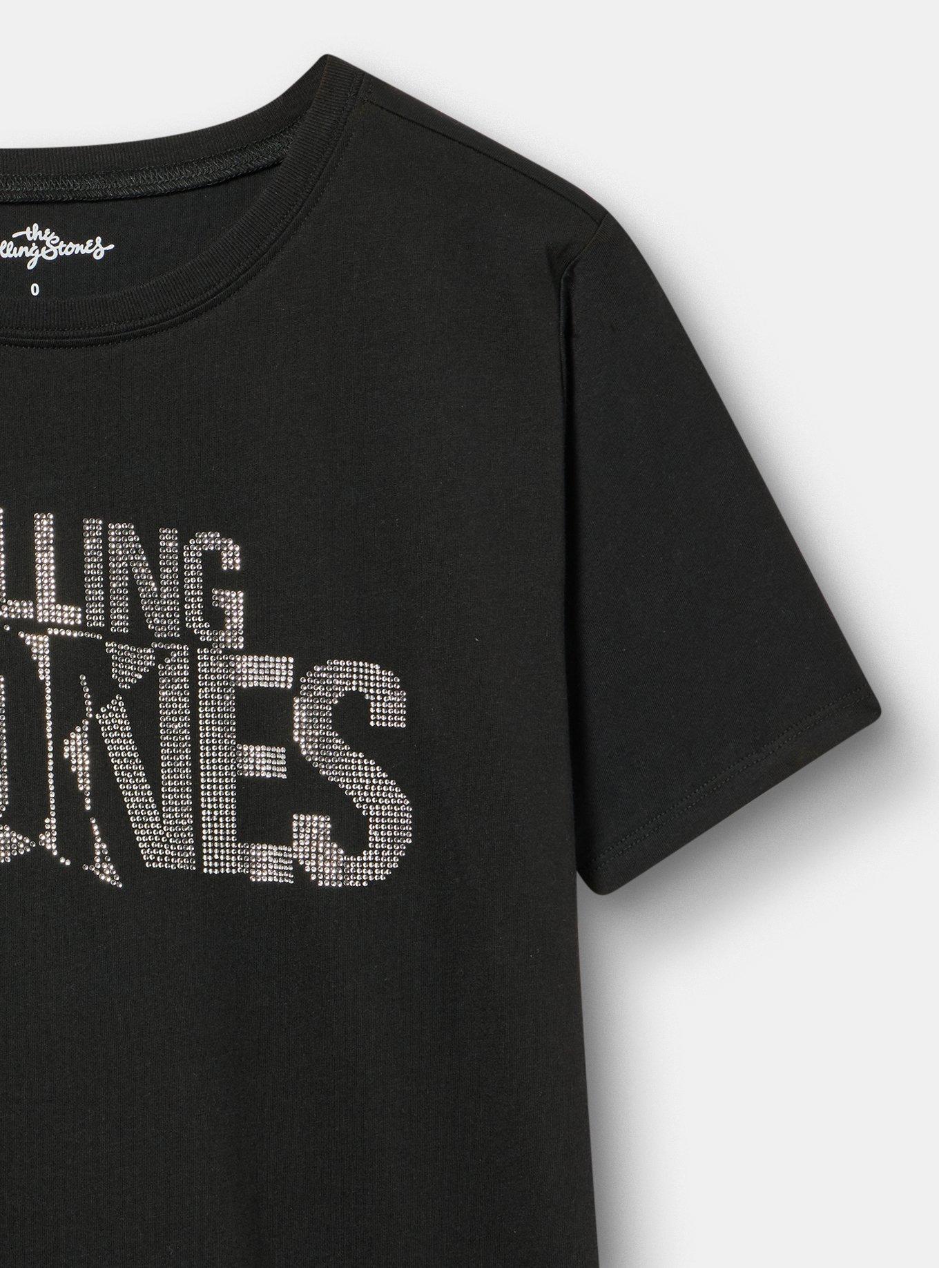 The Rolling Stones Classic Cotton Jersey Tee, ROLLING STONES STAR DEEP BLACK, alternate