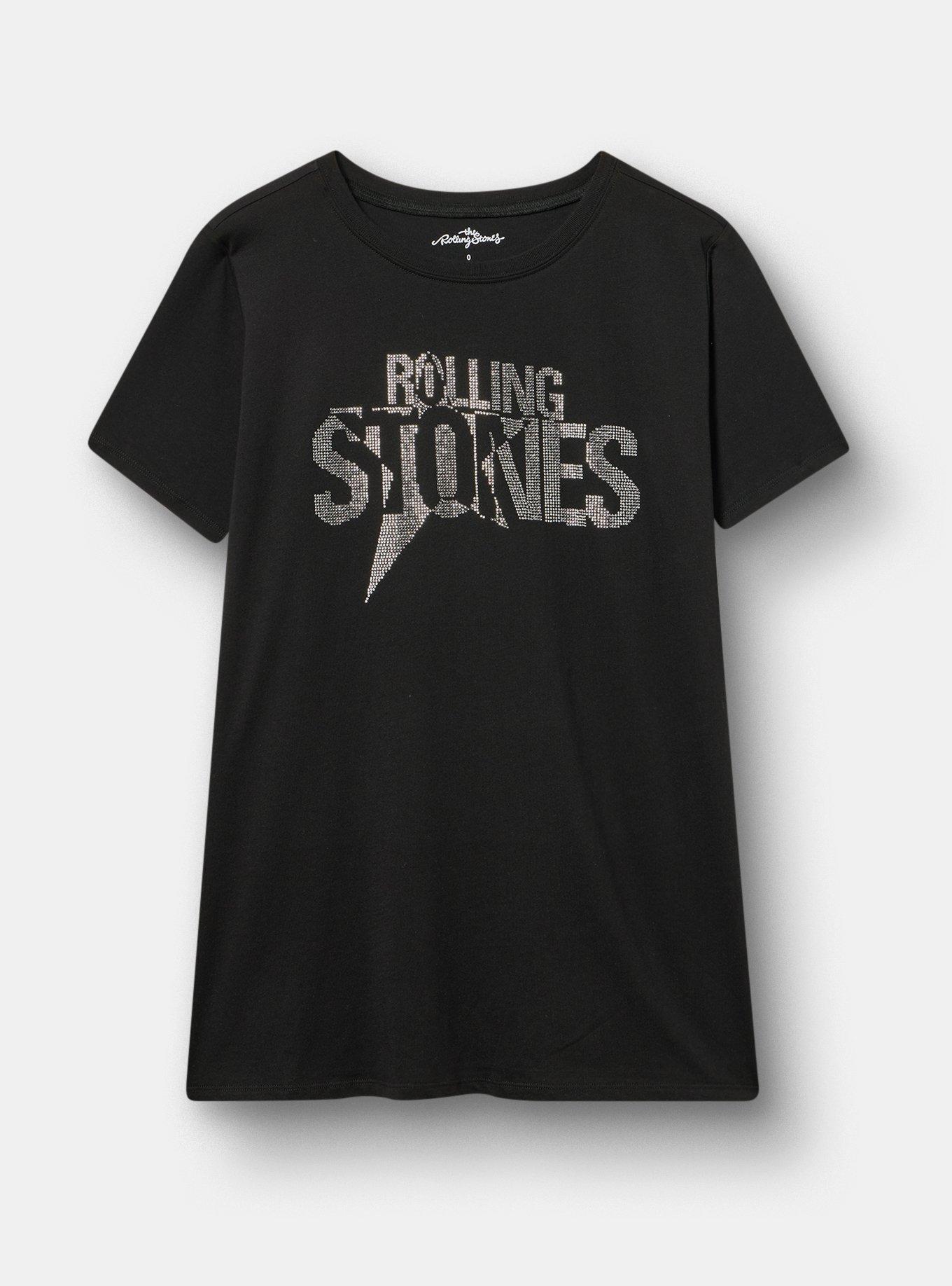 The Rolling Stones Classic Cotton Jersey Tee, ROLLING STONES STAR DEEP BLACK, hi-res