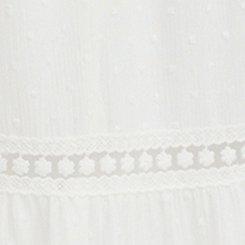 Swiss Dot Tiered Maxi Skirt, CLOUD DANCER, swatch