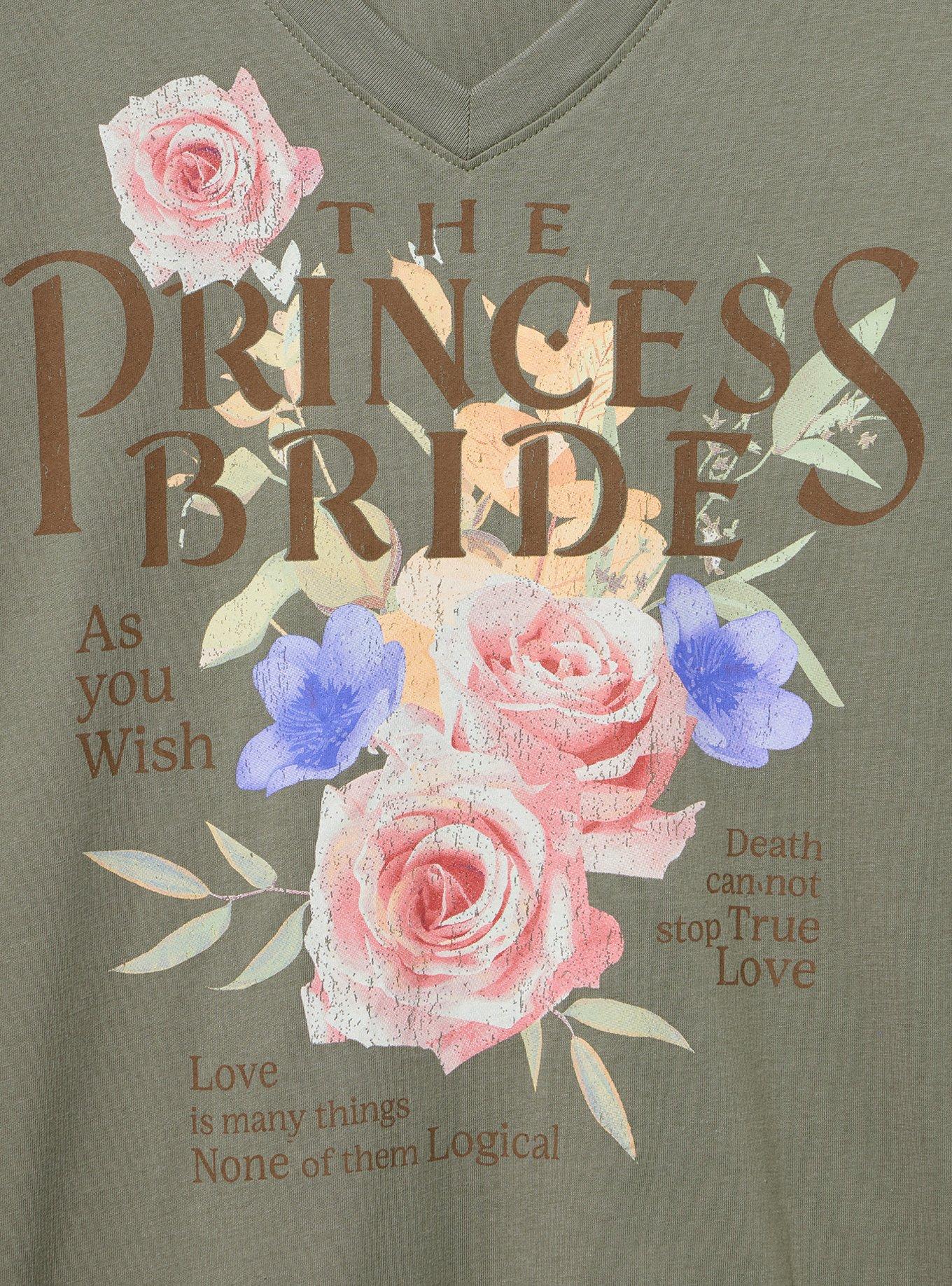 The Princess Bride Classic Cotton V-Neck Tee, THE PRINCESS BRIDE AGAVE GREEN, alternate