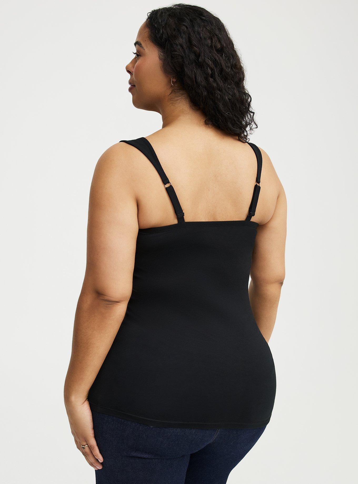 Foxy Chain Front Tank, DEEP BLACK, alternate