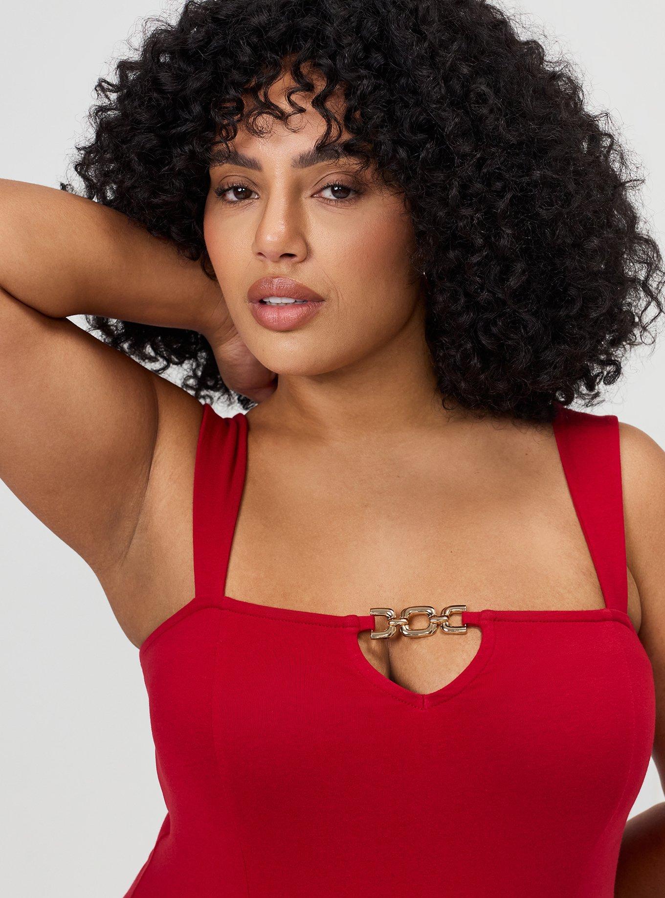 Foxy Chain Front Tank, JESTER RED, alternate
