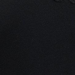 Foxy Lace Trim Cami, DEEP BLACK, swatch