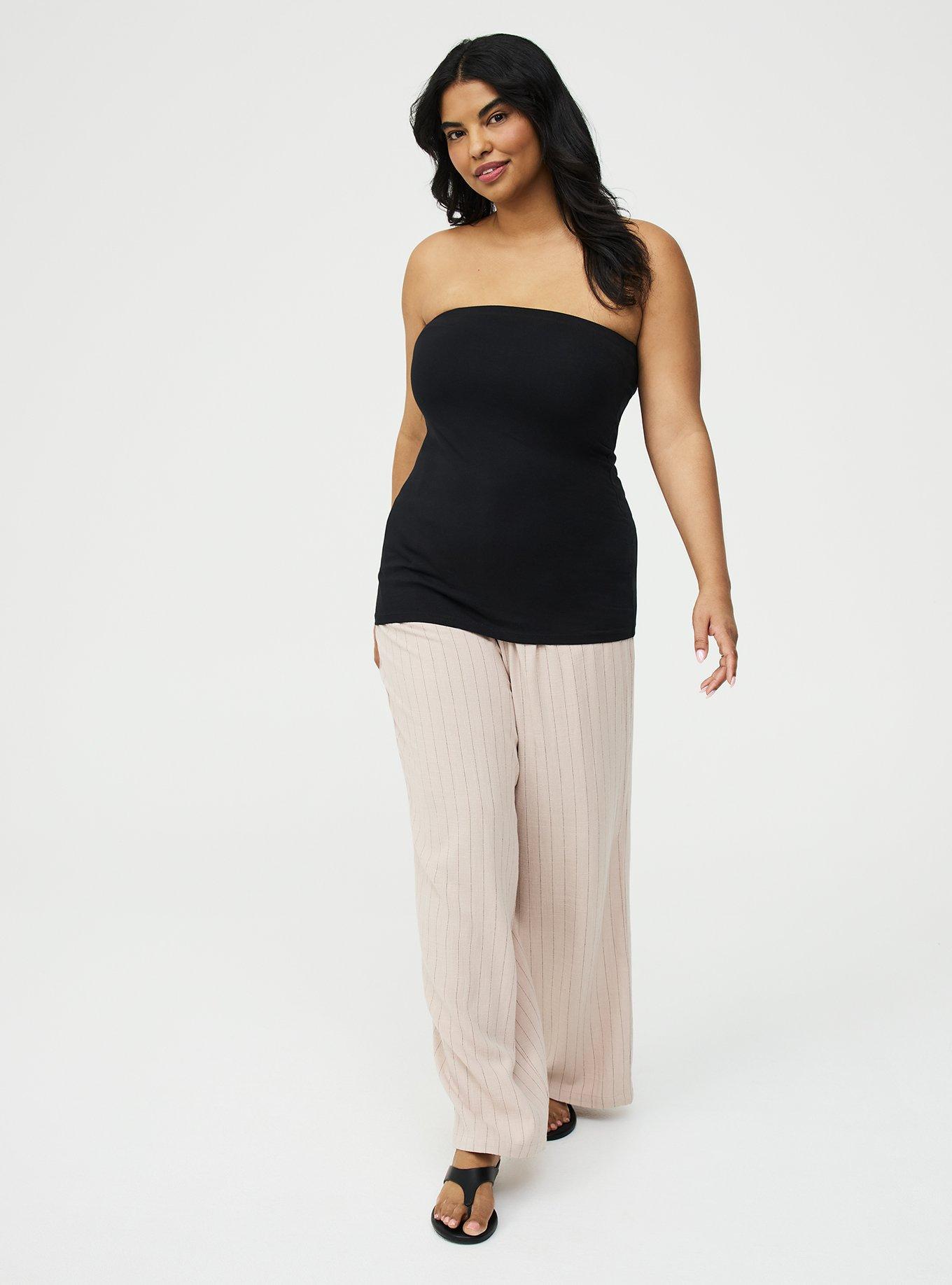 Foxy Tube Top, DEEP BLACK, alternate