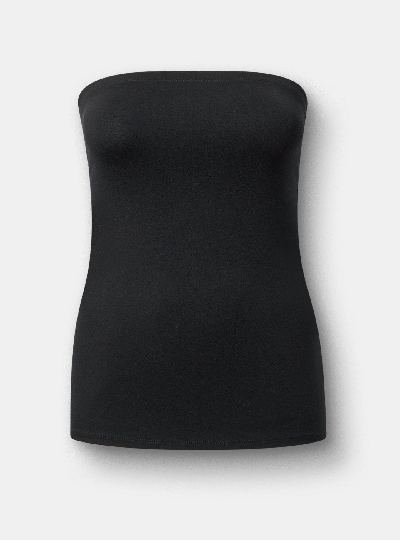Foxy Tube Top, DEEP BLACK, hi-res