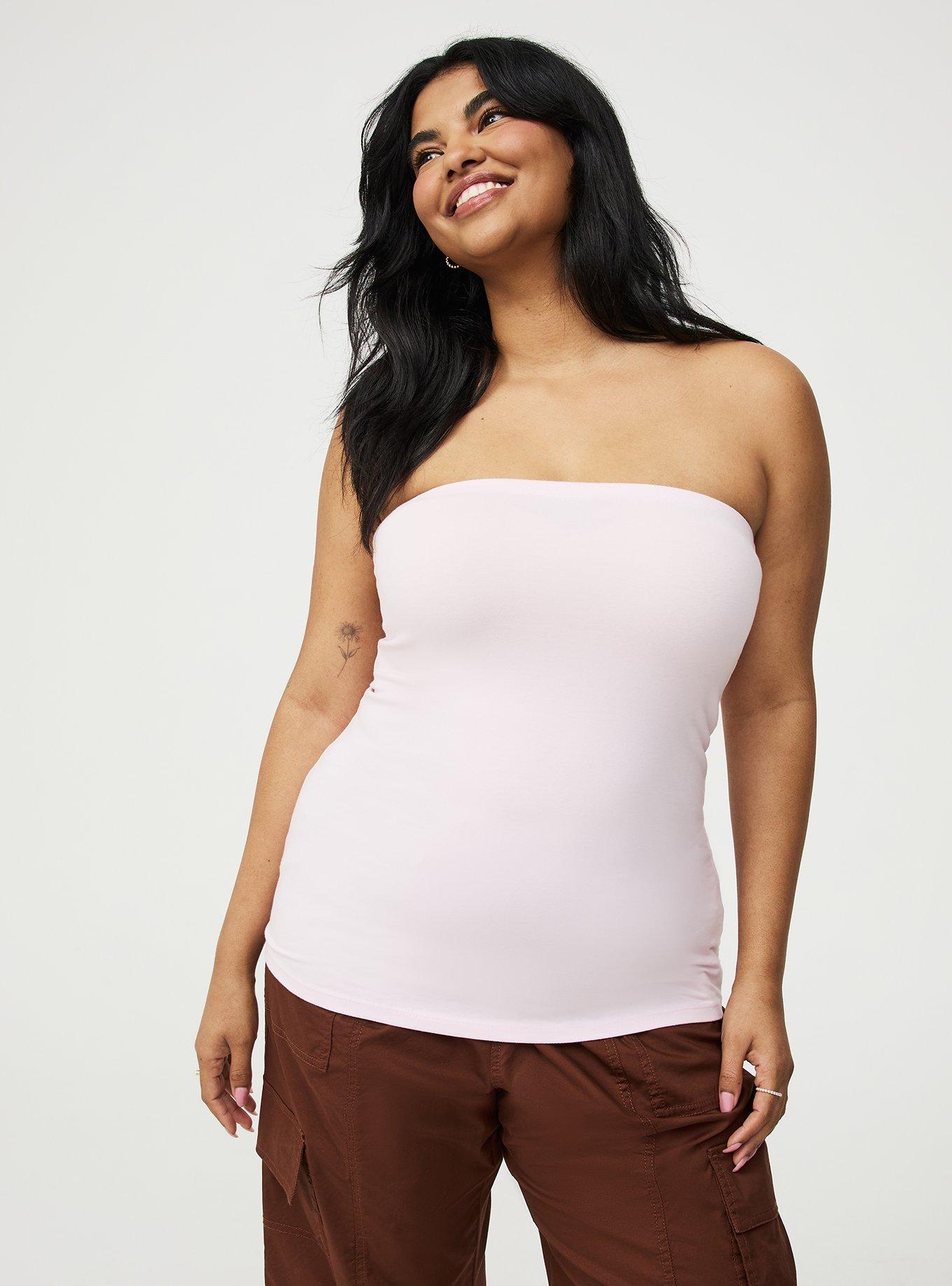 Foxy Tube Top, LILAC SNOW, alternate