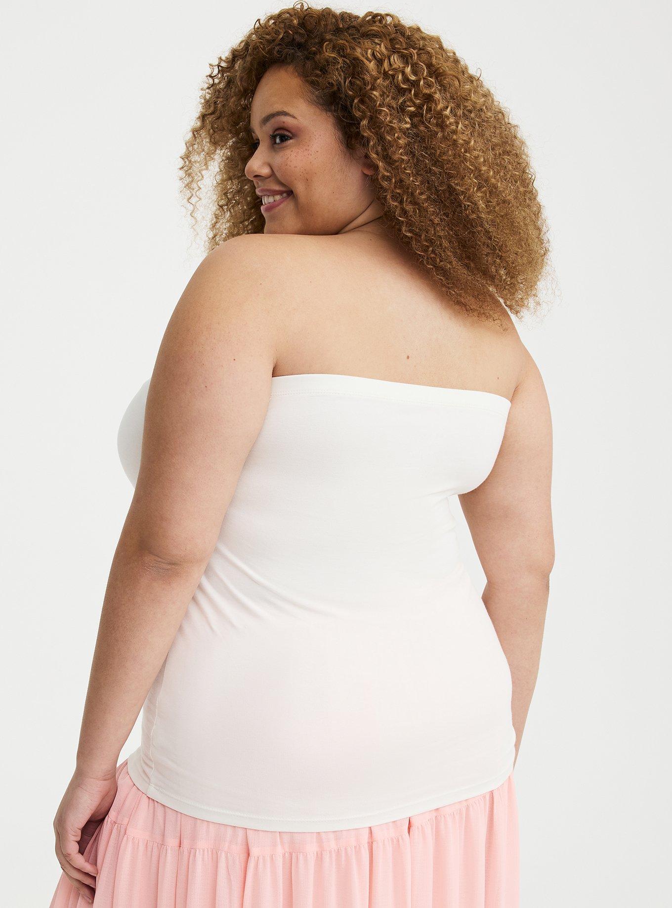 Foxy Tube Top, WHISPER WHITE, alternate