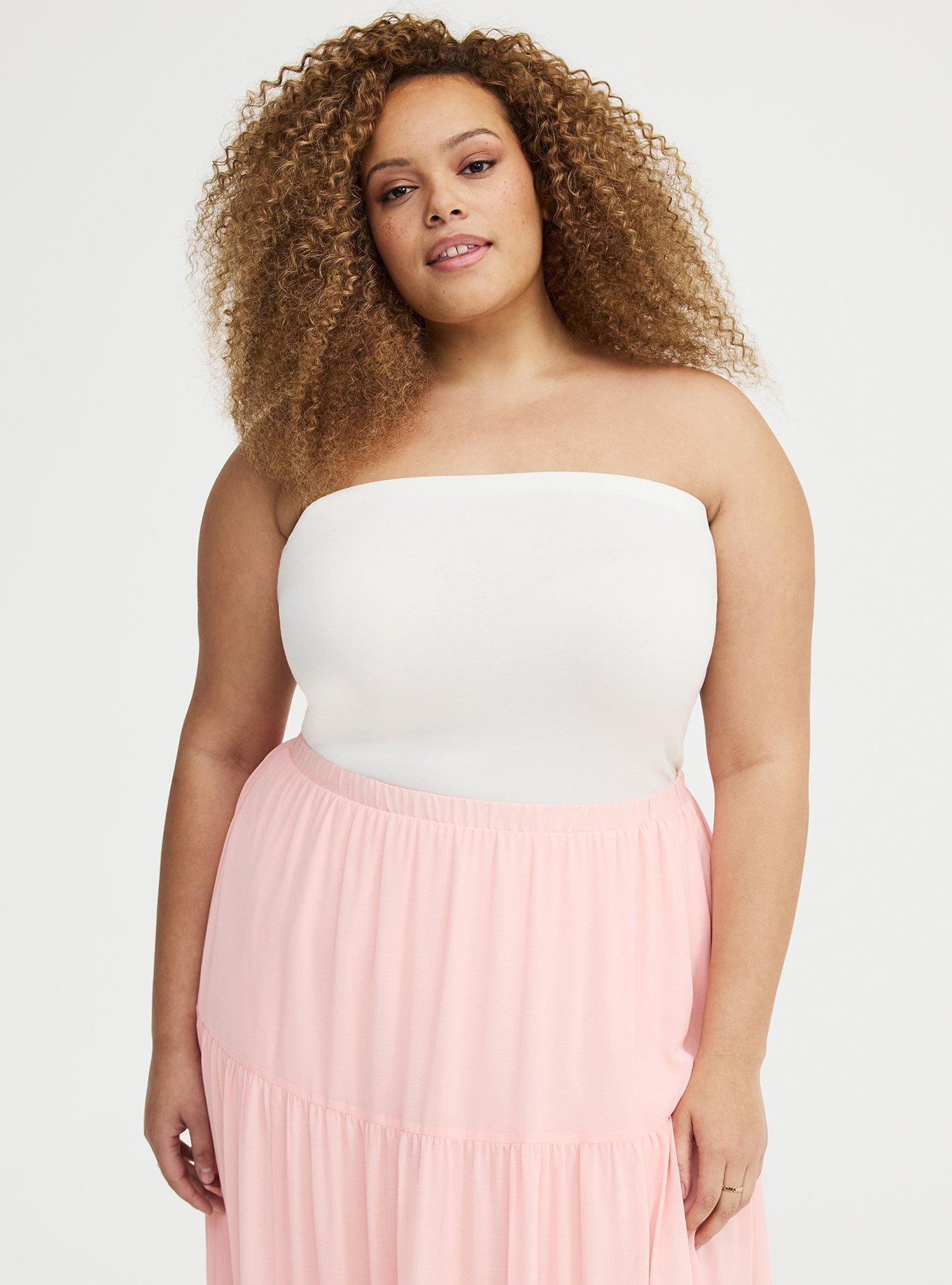 Foxy Tube Top, WHISPER WHITE, alternate