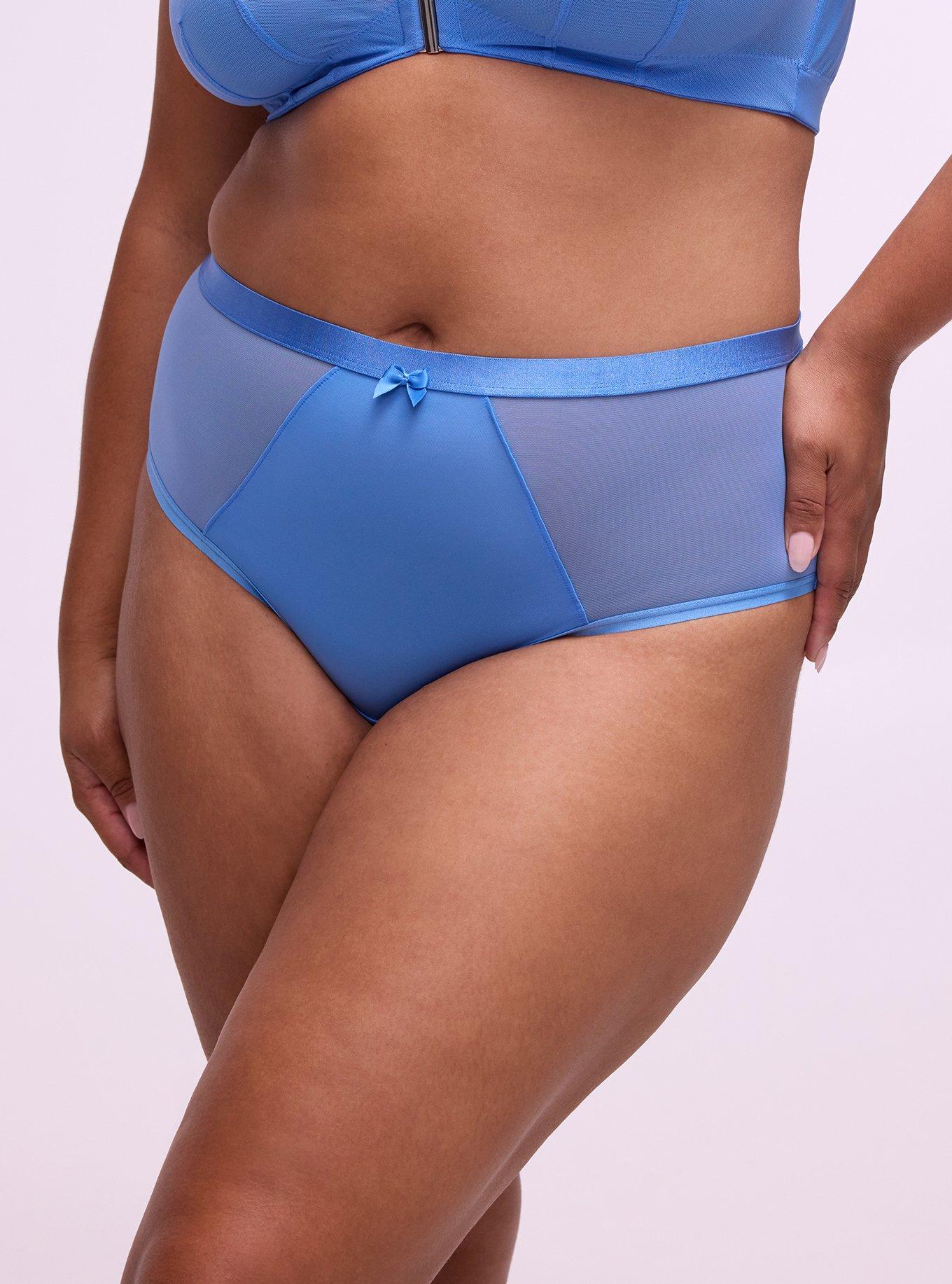 Micro & Mesh Mid-Rise Cheeky Panty, REGATTA, alternate