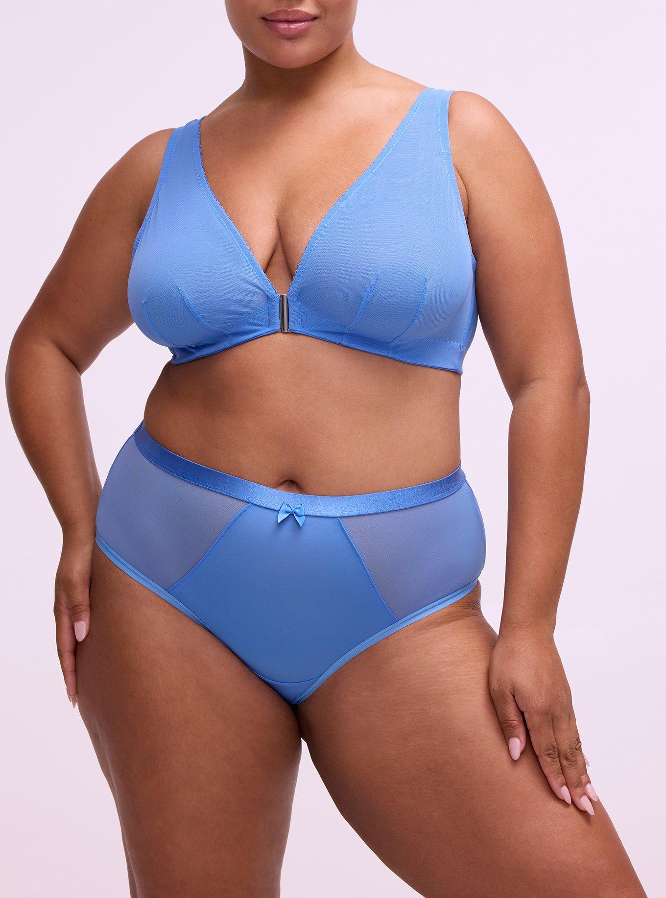 Micro & Mesh Mid-Rise Cheeky Panty, REGATTA, alternate