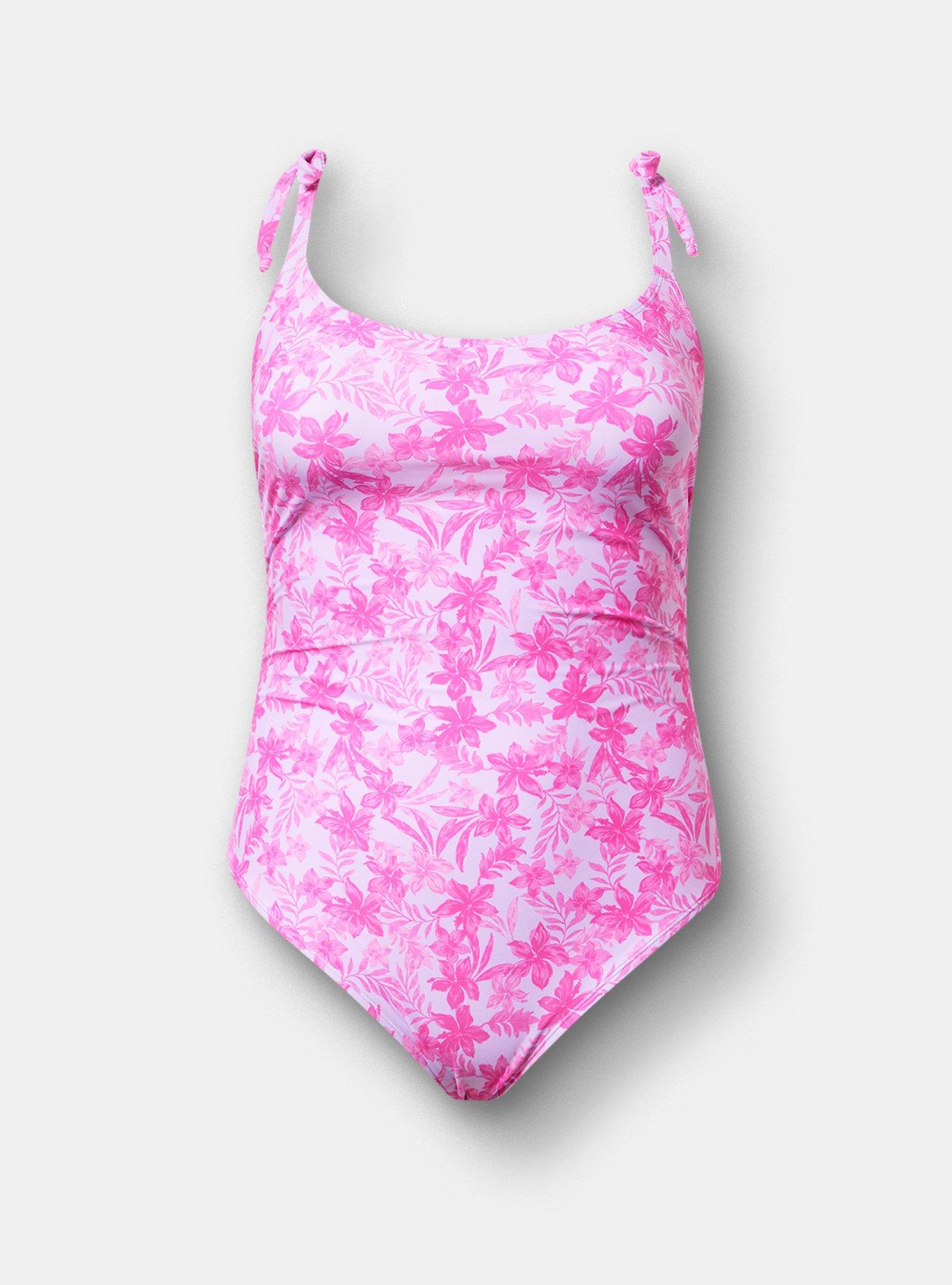 Bow Detail One Piece, NANI TROPICAL PURPLE, hi-res