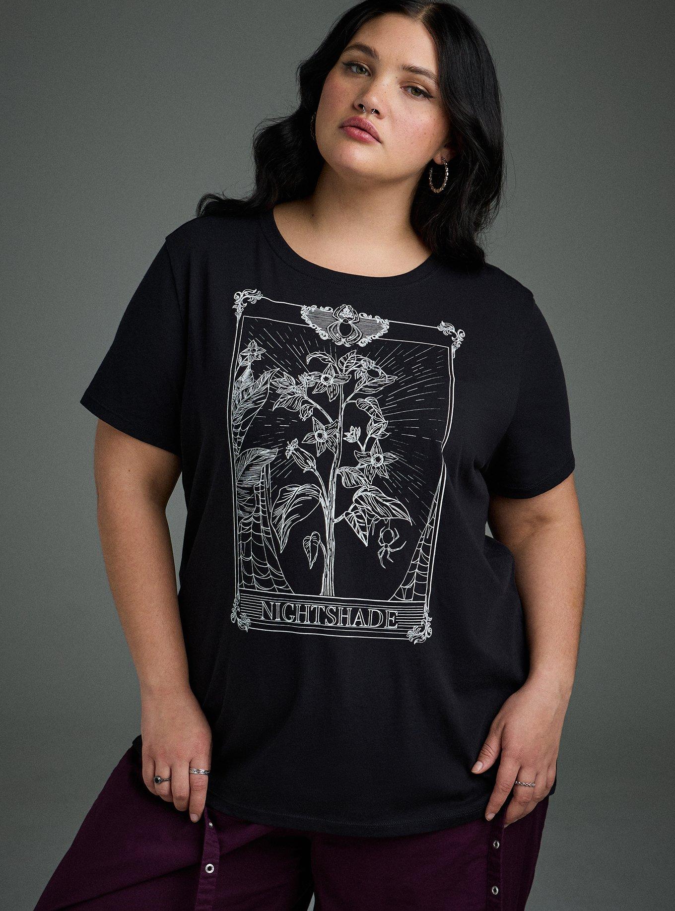 Nightfall Cotton Crew Graphic Tee, NIGHTSHADE BLACK, alternate
