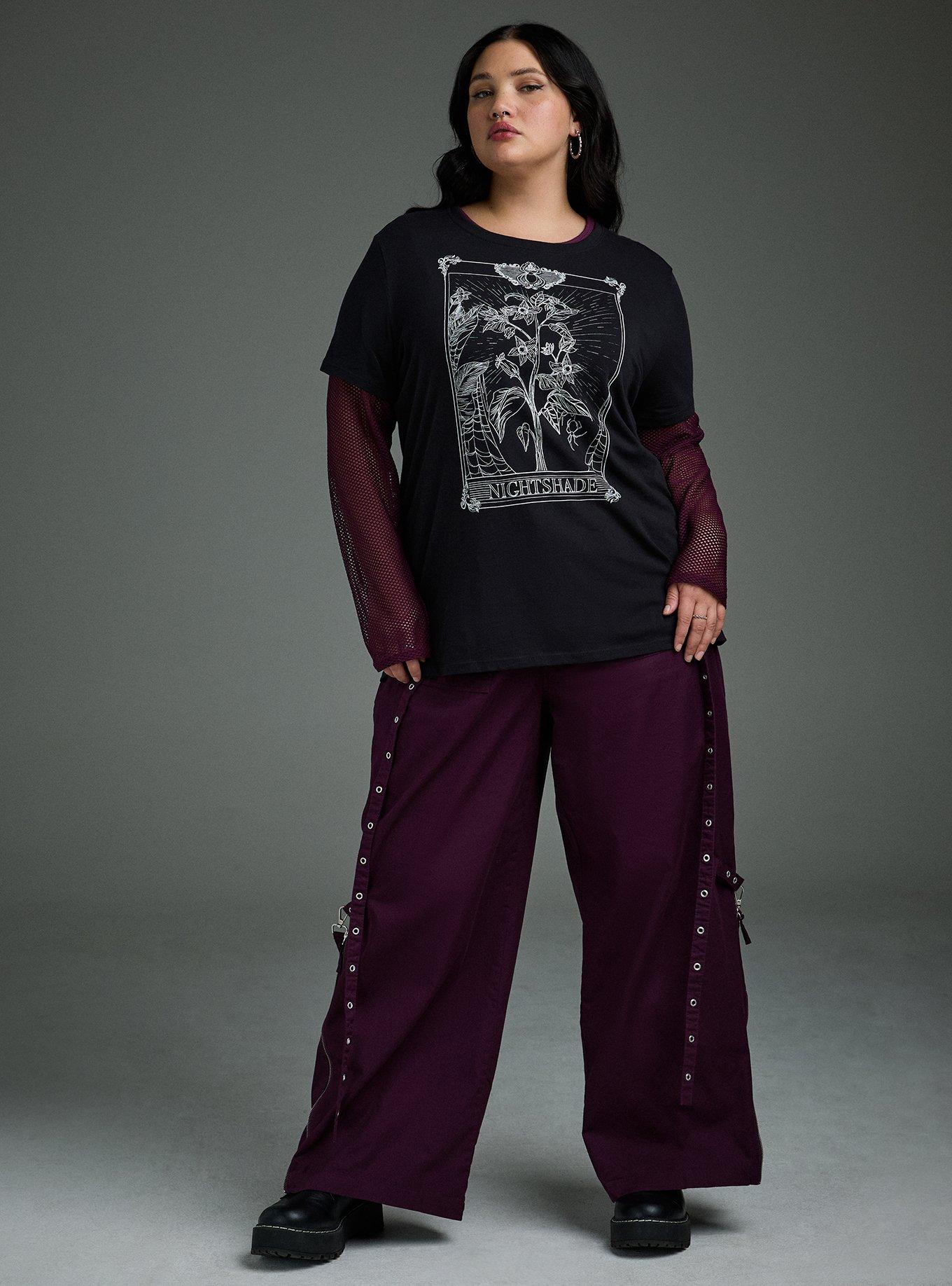 Nightfall Cotton Crew Graphic Tee, NIGHTSHADE BLACK, alternate