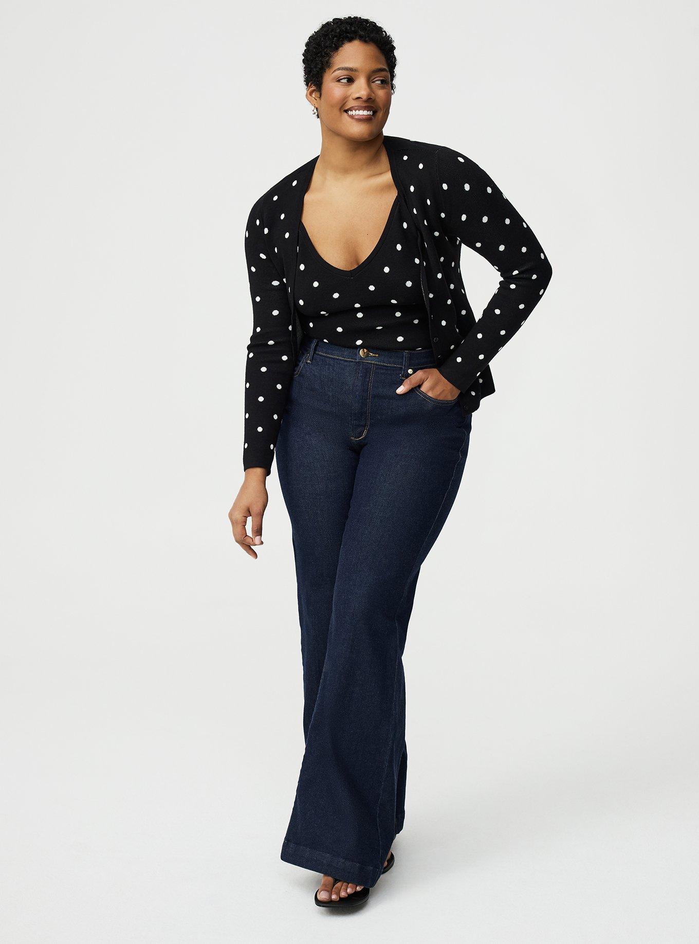 Jacquard Sweater Tank, JUMPER DOTS BLACK, alternate