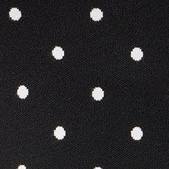 Jacquard Sweater Tank, JUMPER DOTS BLACK, swatch