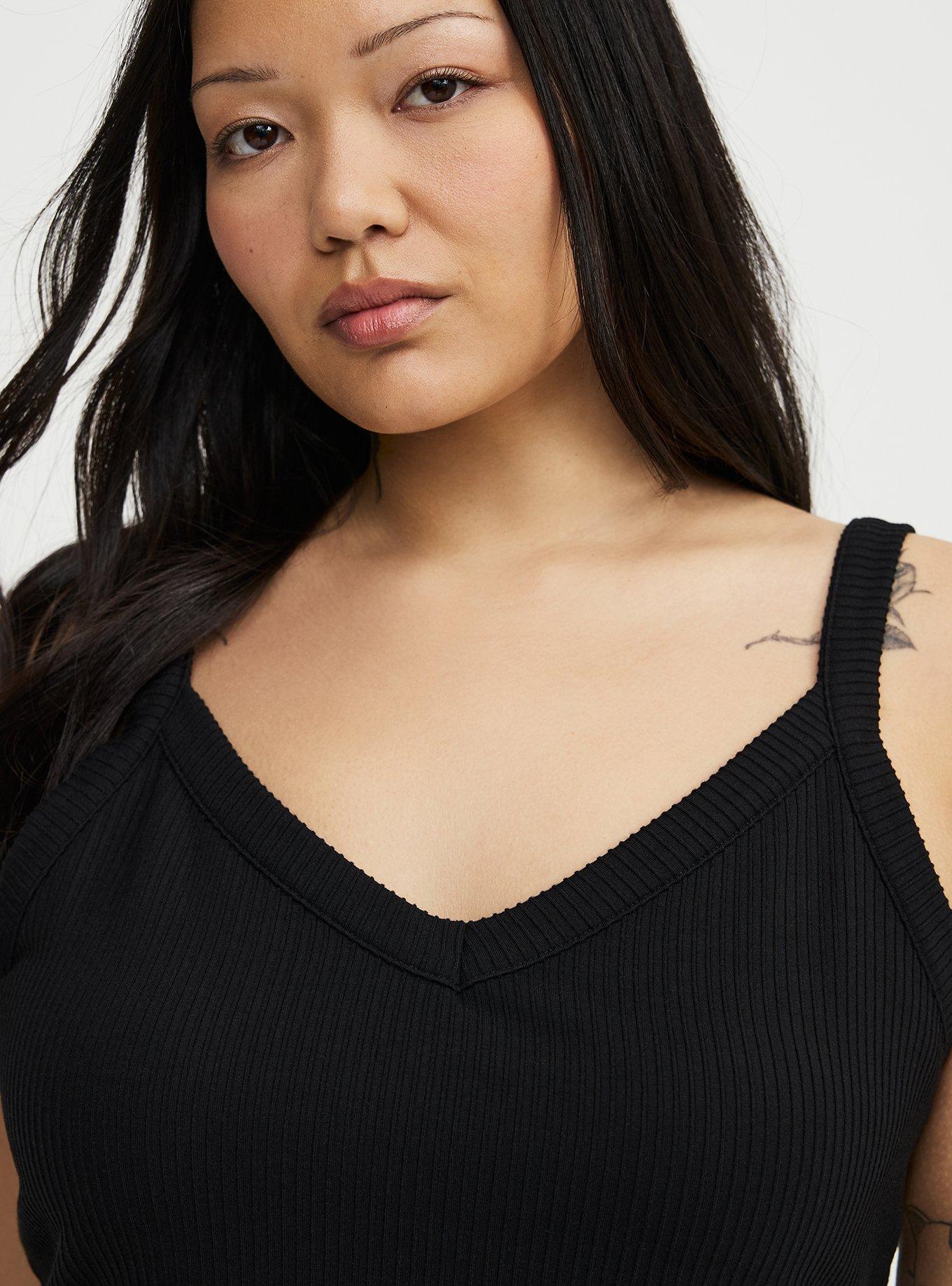 Textured Rib Lounge Brami, DEEP BLACK, alternate