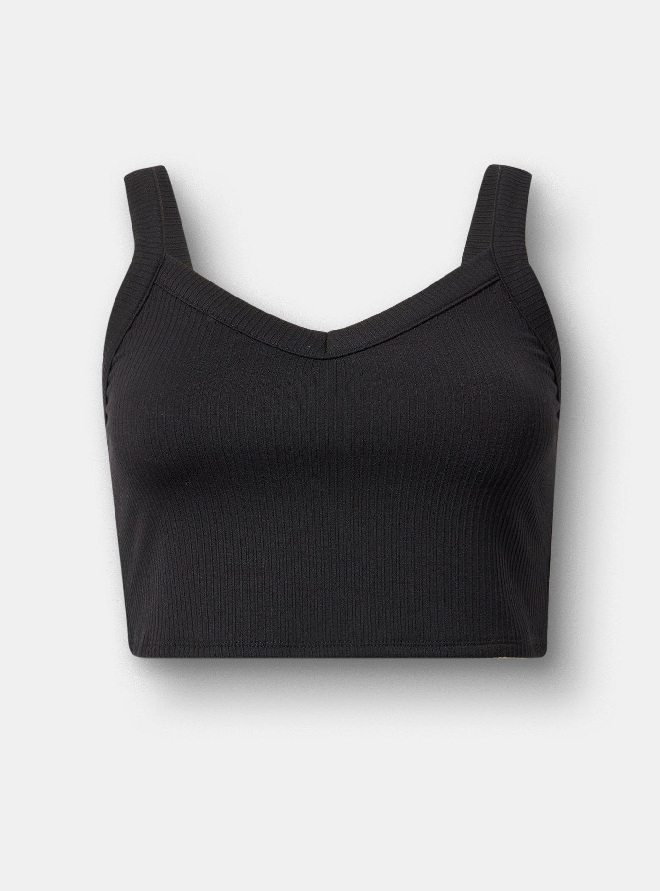 Textured Rib Lounge Brami, DEEP BLACK, hi-res