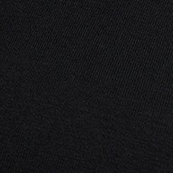 Super Soft Jersey Tie Front Lounge Top, DEEP BLACK, swatch