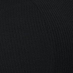 Scoop Neck Skater Mini Dress, DEEP BLACK, swatch