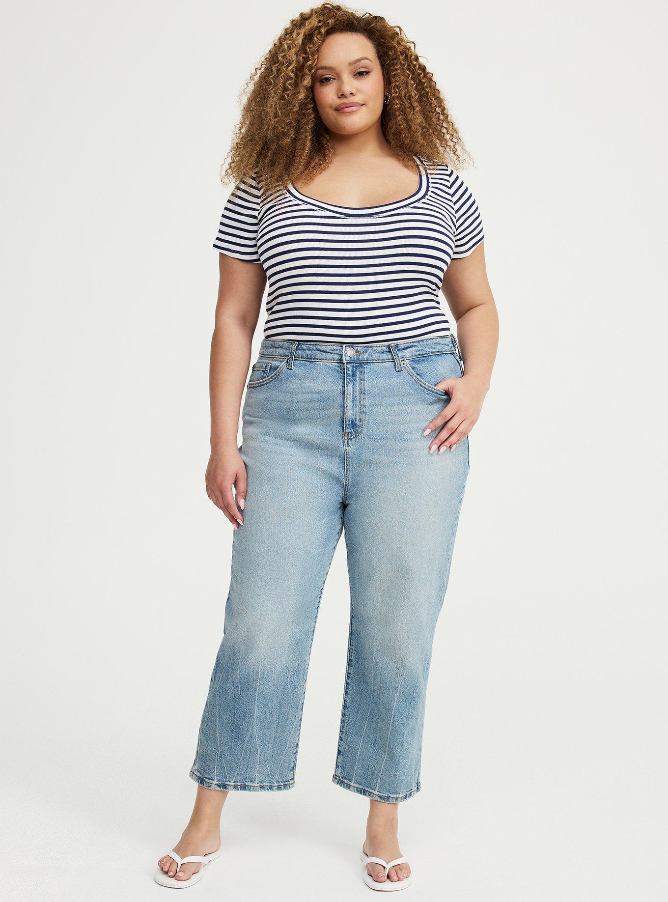 High-Rise Straight Ankle Jean, HOT TODDY, hi-res