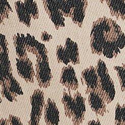 High-Rise Straight Ankle Jean, TAN LEOPARD, swatch