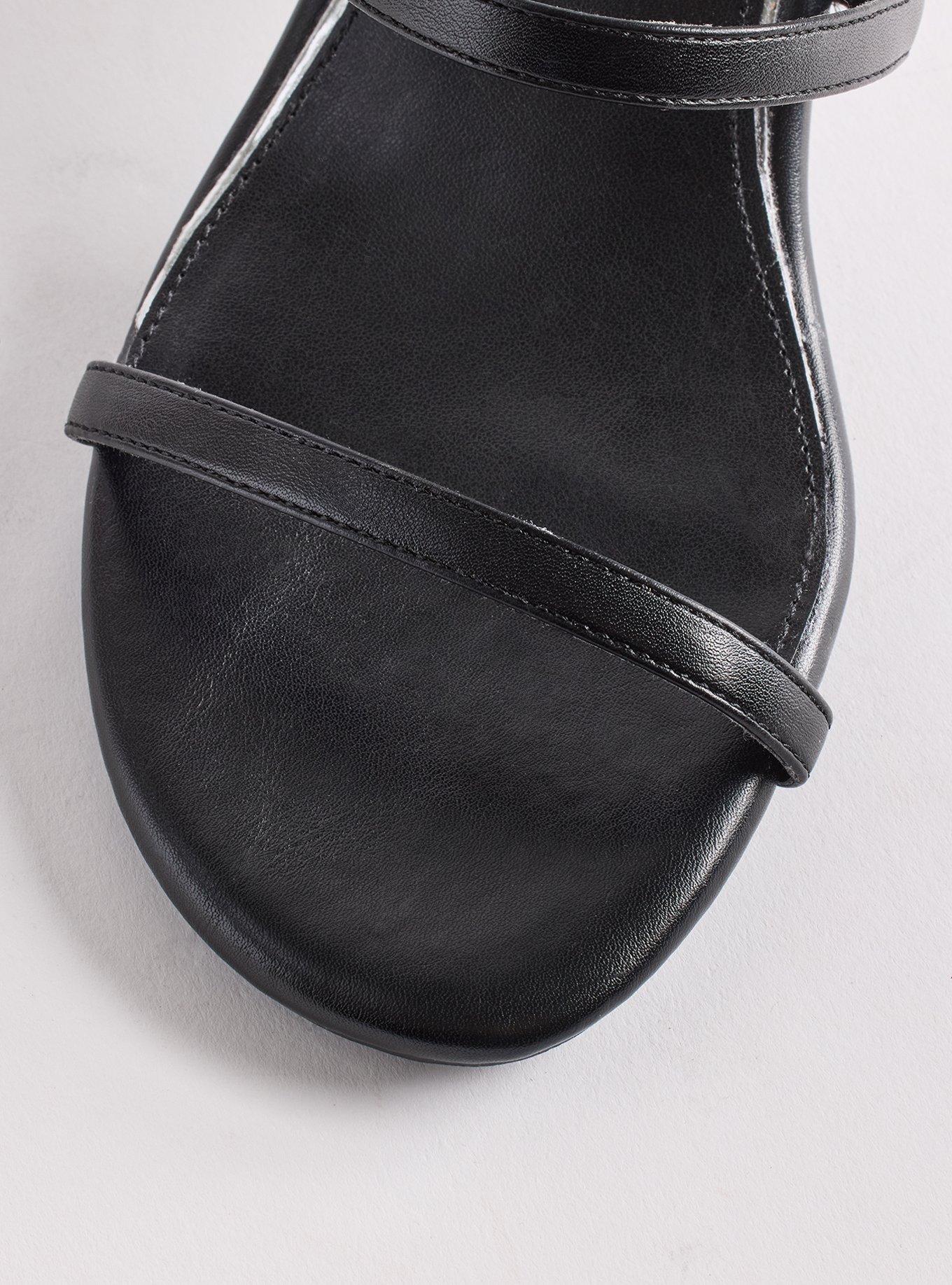 Strappy Wrap Heeled Sandal (WW), BLACK, alternate