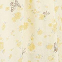 Corset Detail Midi Dress, BUGGING FLORAL YELLOW, swatch