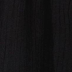 LoveSick Tie Front Tiered Flyaway Cami, DEEP BLACK, swatch