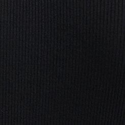 Ribbed V-Neck Maxi Dress, DEEP BLACK, swatch