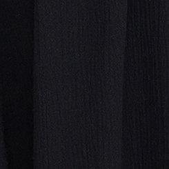 Crinkle Gauze Crop Top & Maxi Skirt Set, DEEP BLACK, swatch