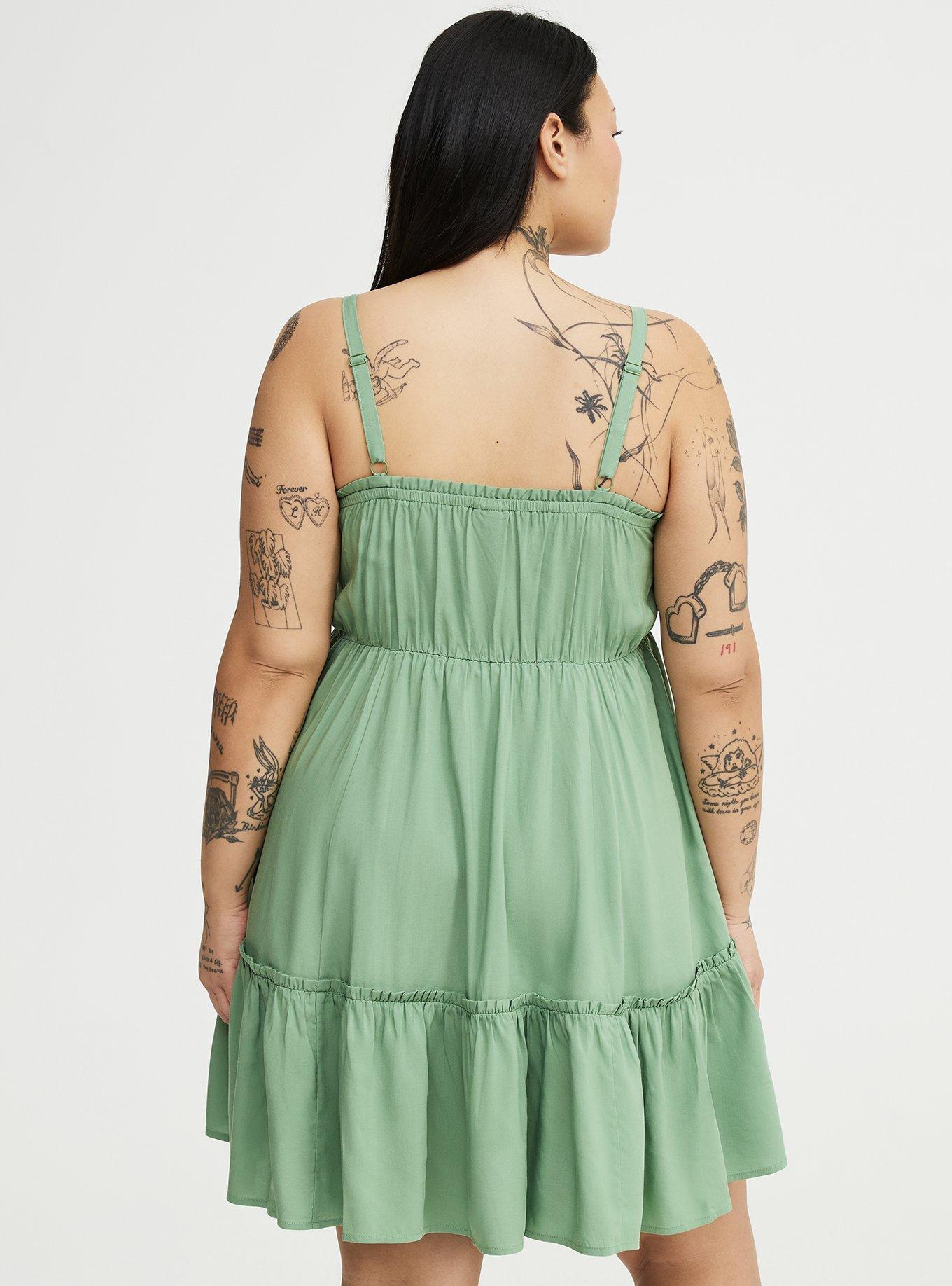 Smocked Bodice Mini Dress, LODEN FROST, alternate