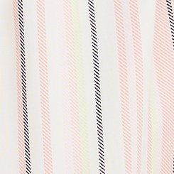 Smocked Bodice Mini Dress, CASEY STRIPE IVORY, swatch