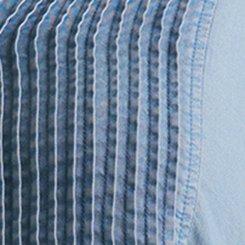 Festi Button-Up Chambray Tunic, LIGHT BLUE WASH, swatch