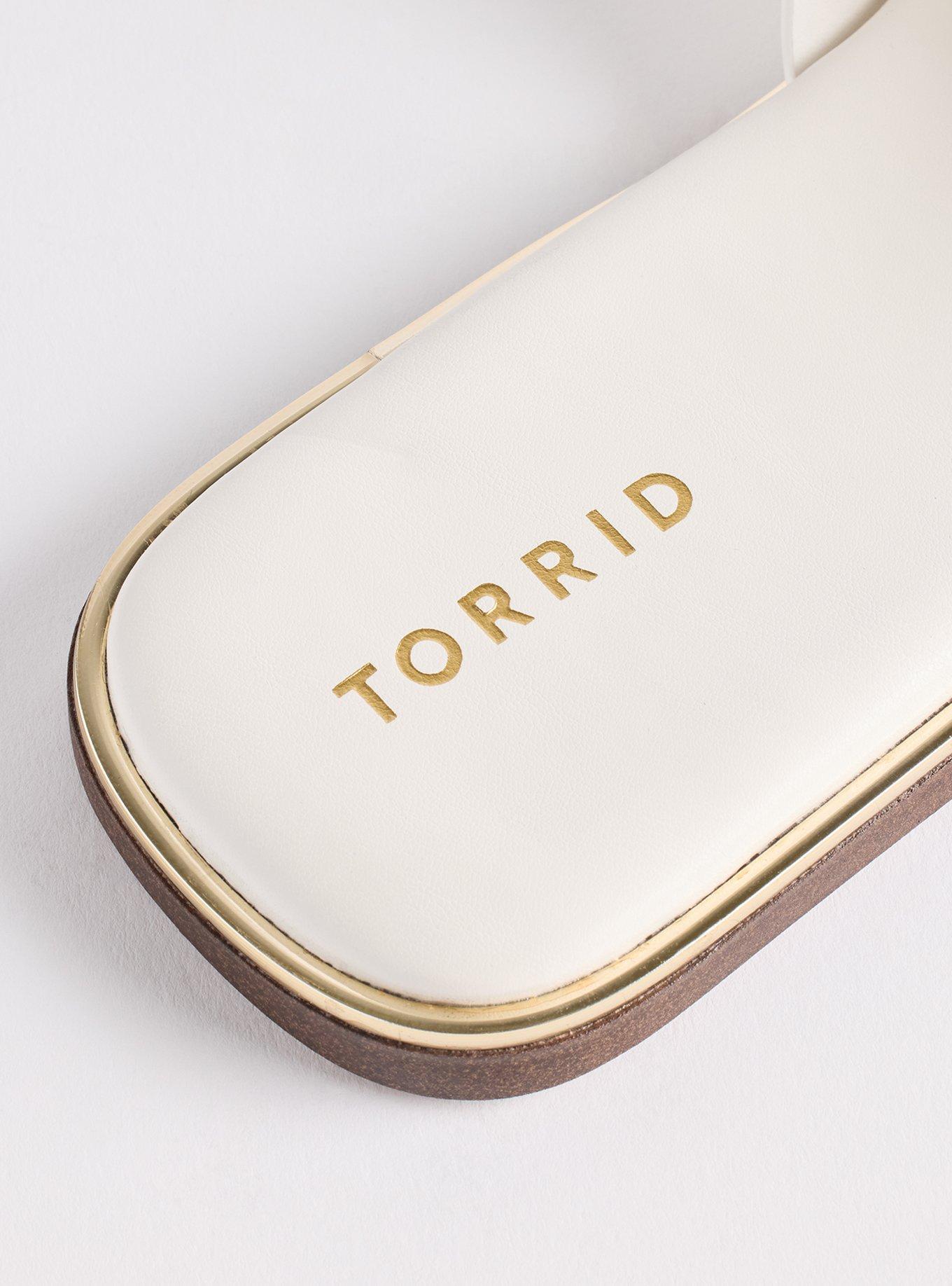 Criss-Cross Metal Trim Slide (WW), WHITE, alternate