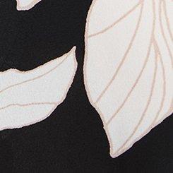 Lattice Flutter Sleeve Top, BLUEPRINT FLORAL BLACK, swatch