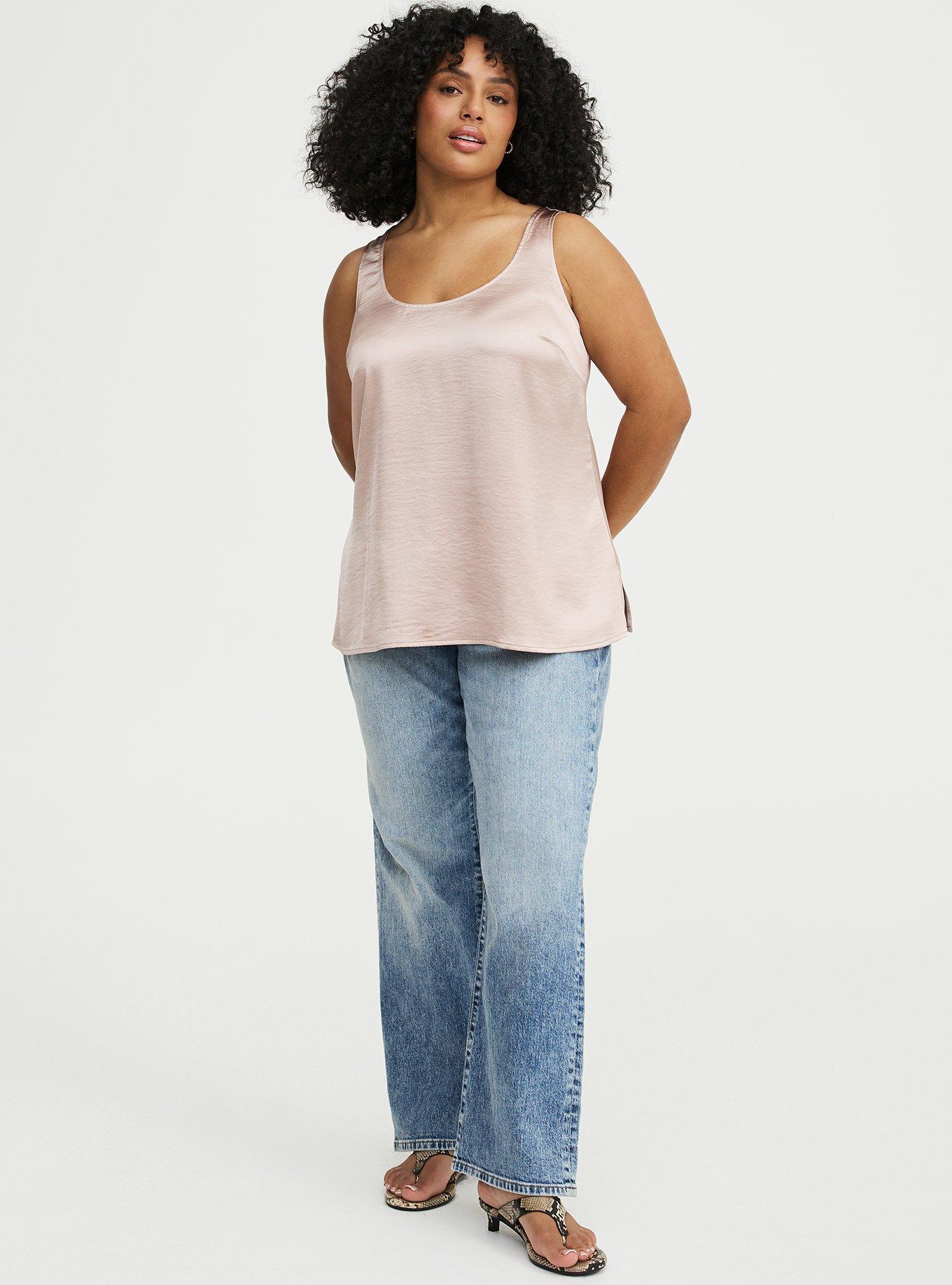 Satin Scoop Tank, MUSHROOM, alternate