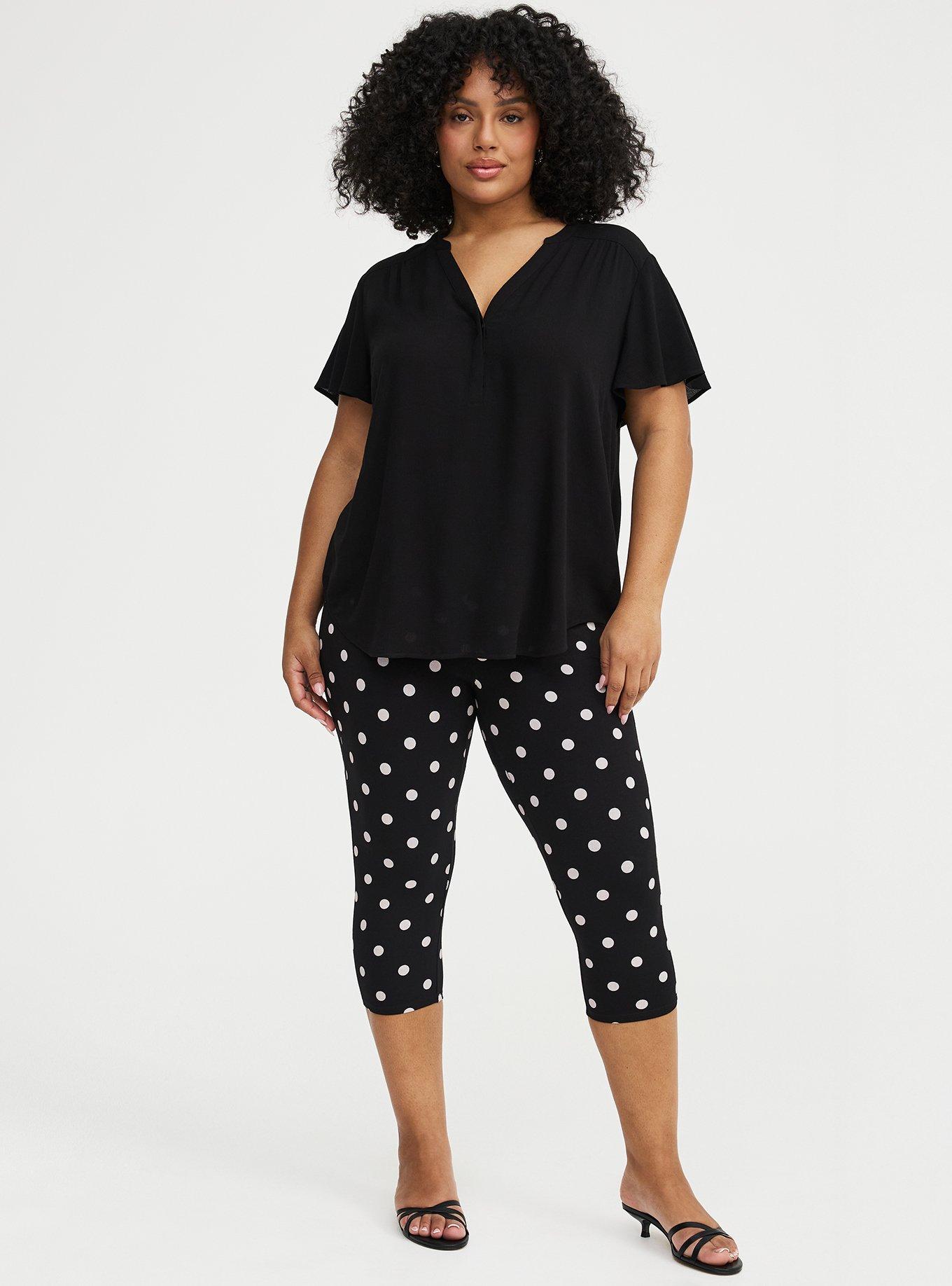 Harper Crinkle Gauze Pullover Top, DEEP BLACK, alternate