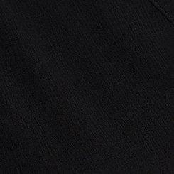 Harper Crinkle Gauze Pullover Top, DEEP BLACK, swatch