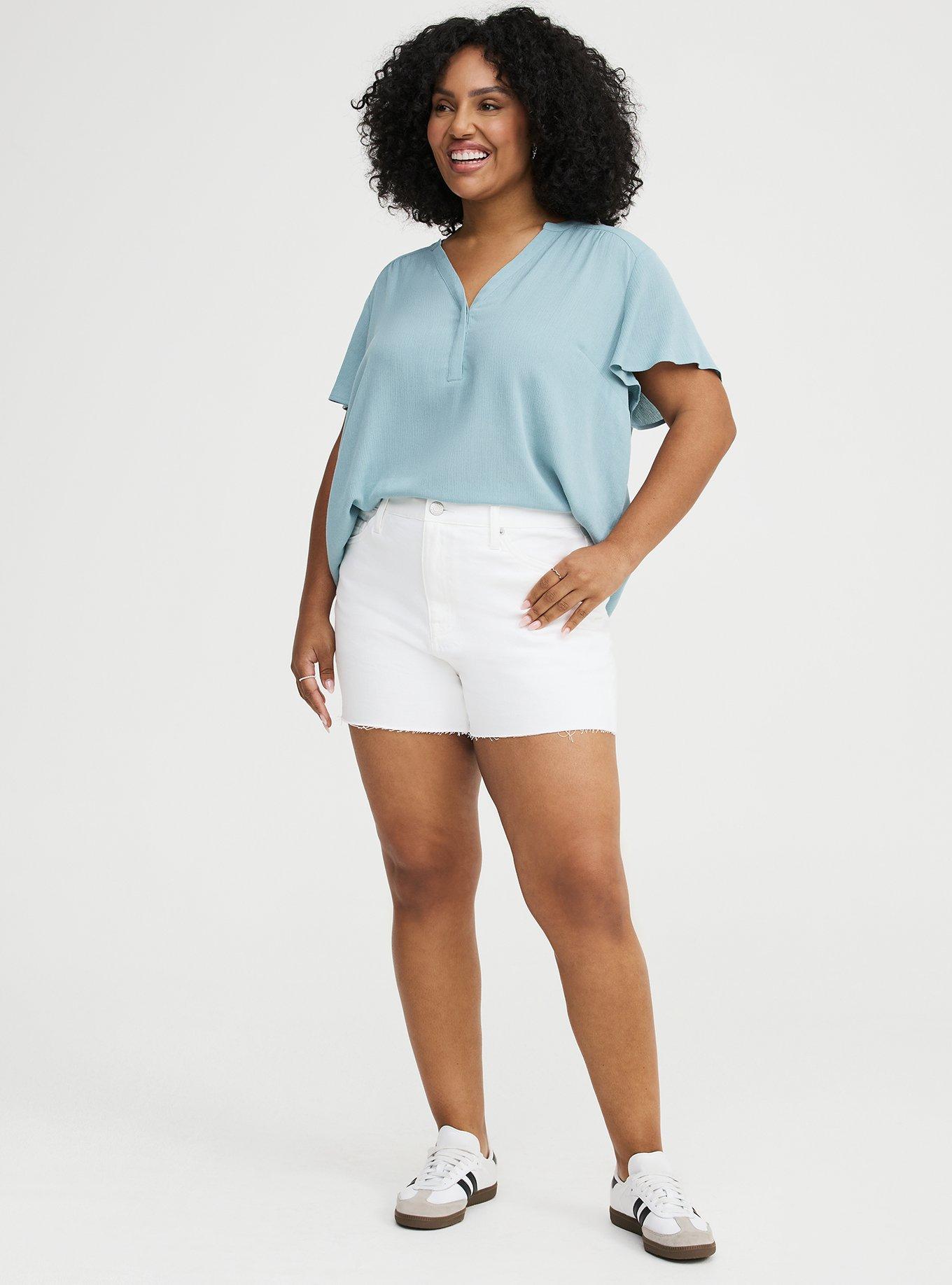 Harper Crinkle Gauze Pullover Top, STONE BLUE, alternate