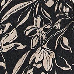 Harper Crinkle Gauze Pullover Top, STEPH FLORAL BLACK, swatch