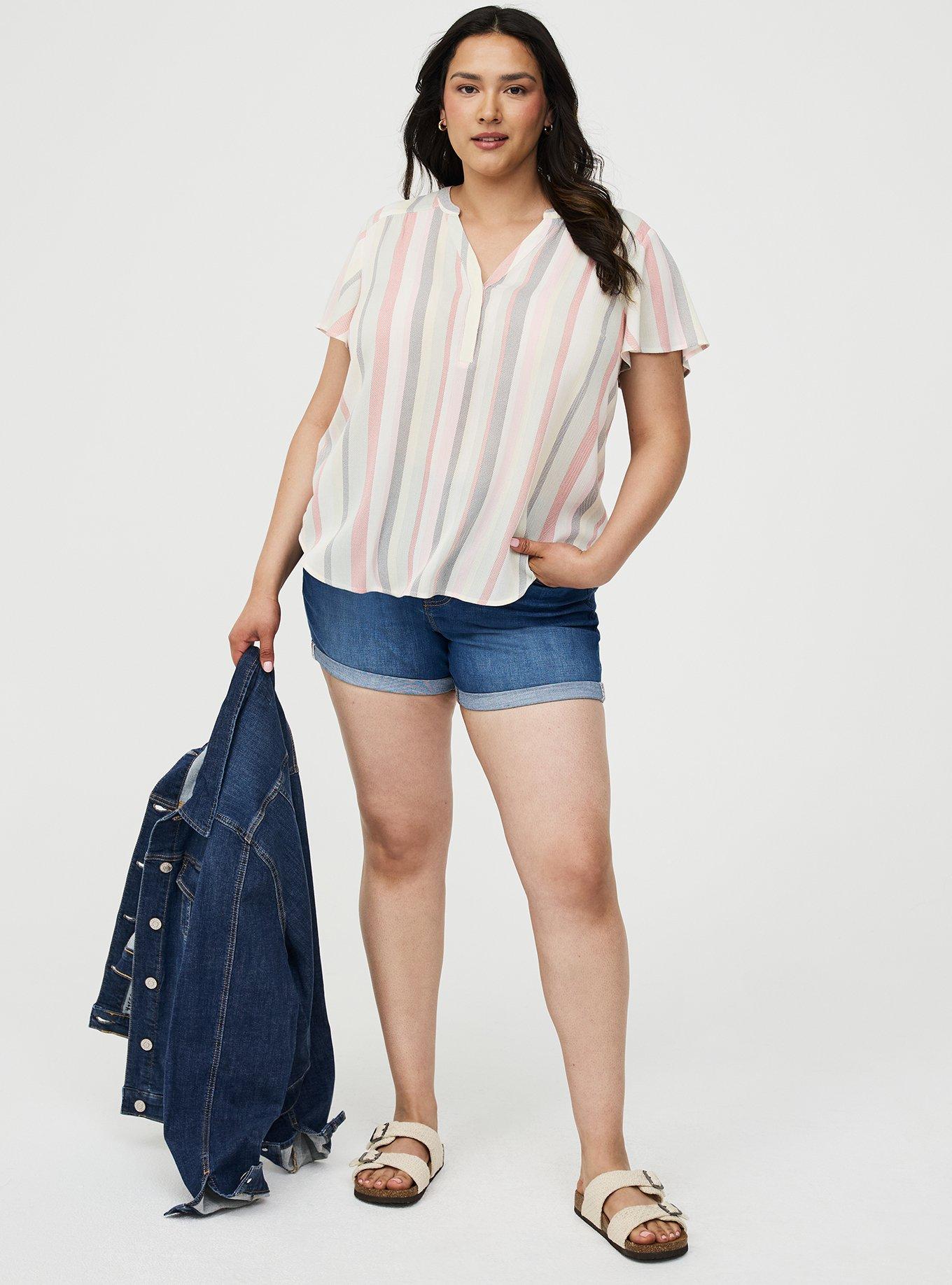 Harper Crinkle Gauze Pullover Top, OBVIOUSLY STRIPE MULTI, alternate