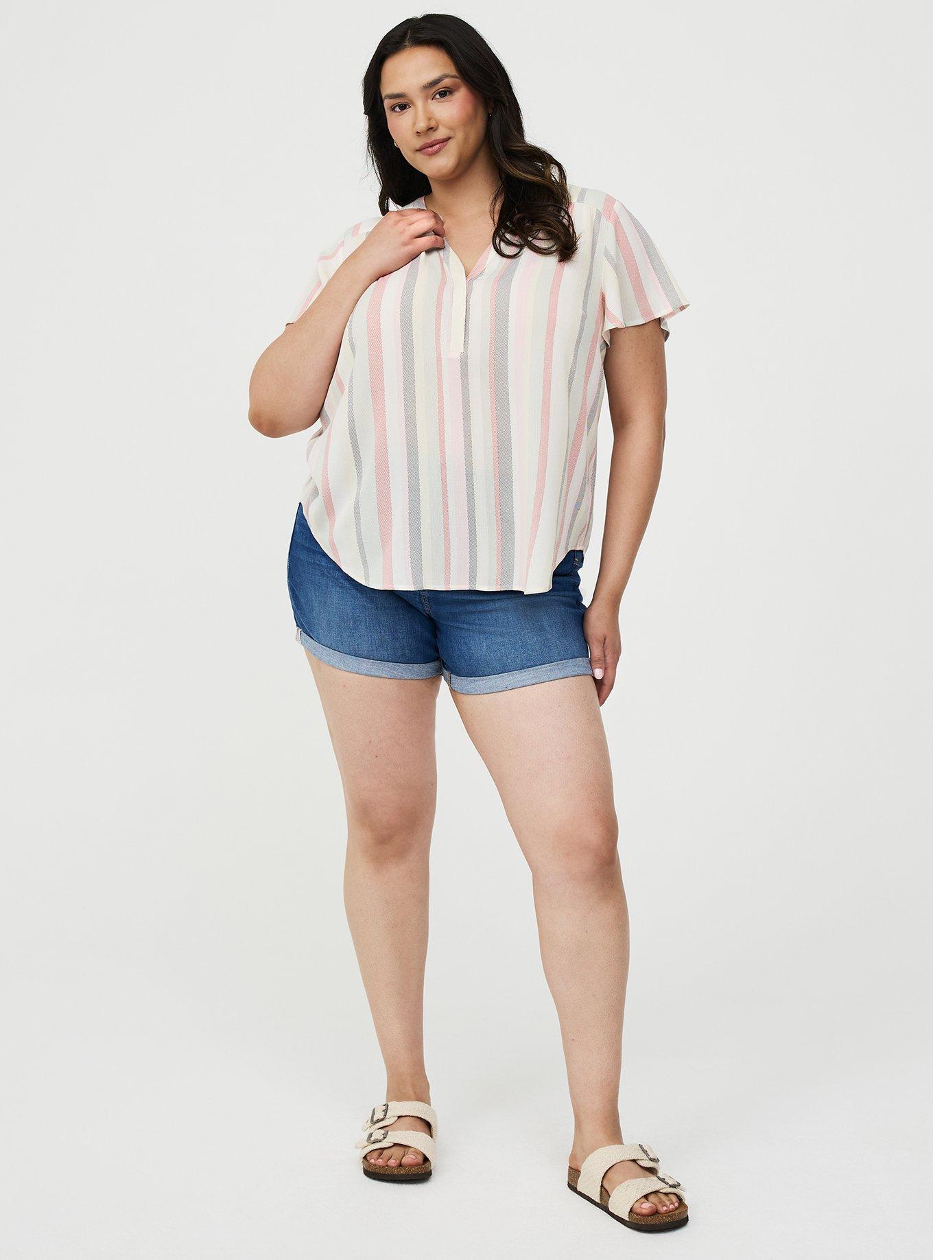 Harper Crinkle Gauze Pullover Top, OBVIOUSLY STRIPE MULTI, alternate