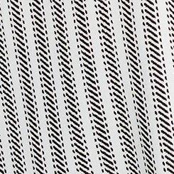 Button Front Peplum Tank, MORA STRIPE WHITE, swatch