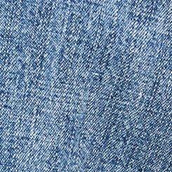 Cropped Denim Shirt, LIGHT WASH, swatch