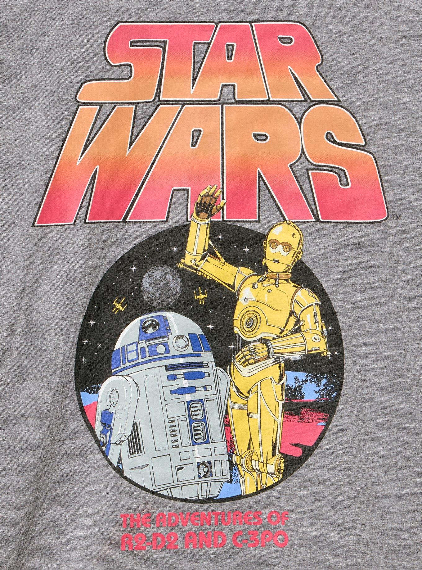 Disney Star Wars Classic Cotton Jersey Tee, ROBOT STAR WARS HEATHER GRAY, alternate