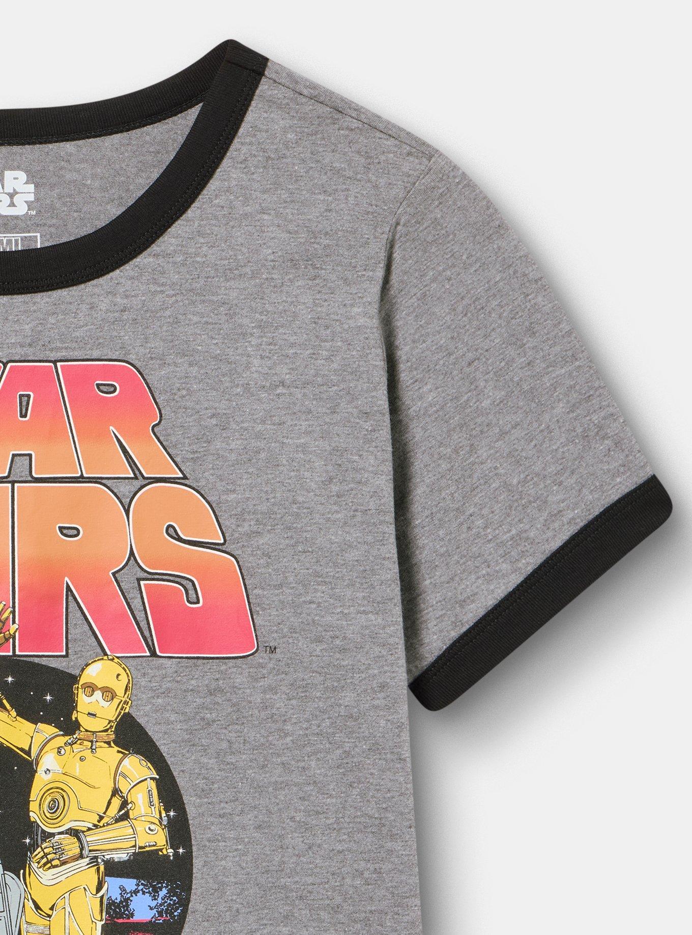 Disney Star Wars Classic Cotton Jersey Tee, ROBOT STAR WARS HEATHER GRAY, alternate