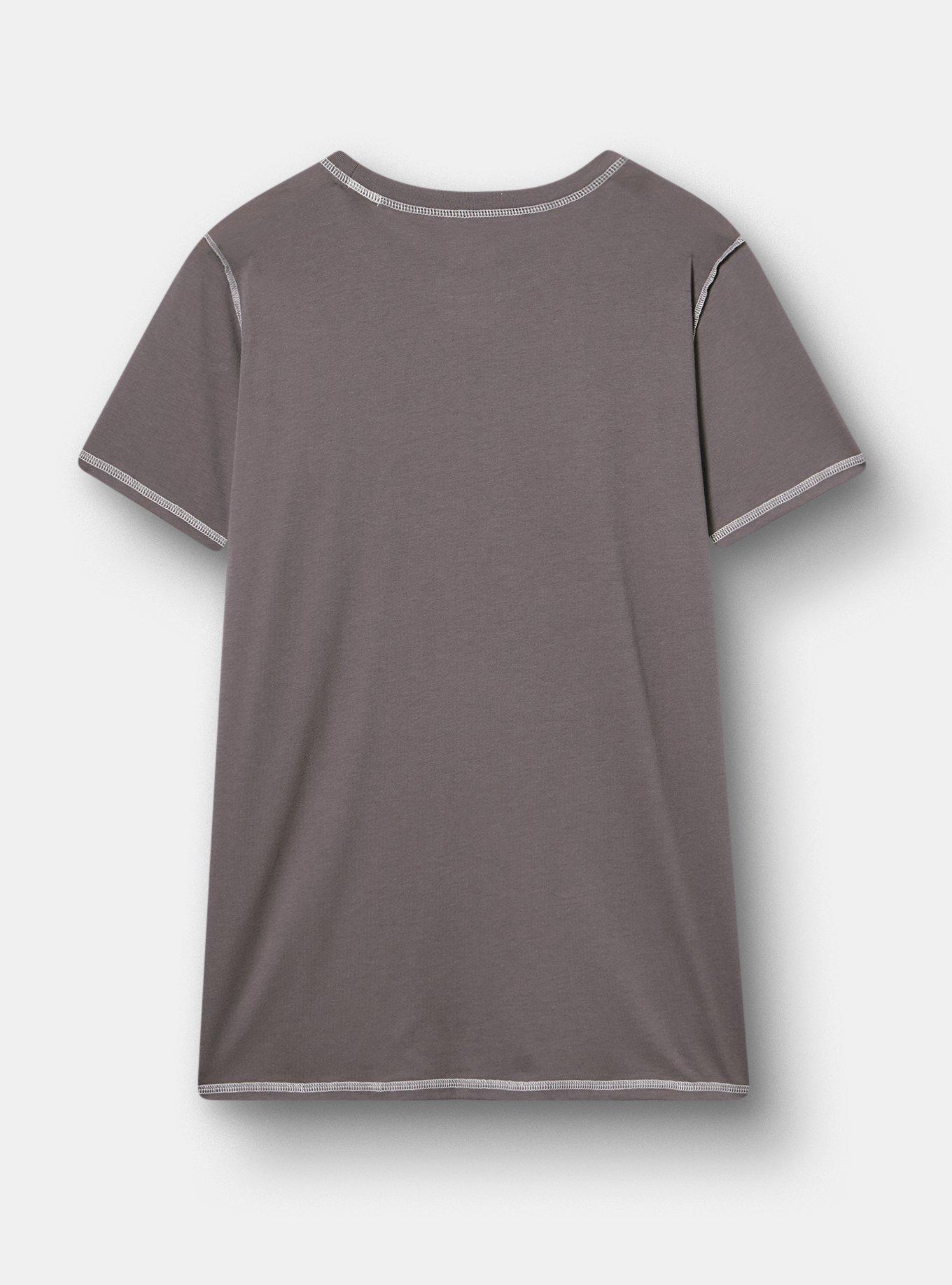 Disney Mickey Mouse Slim Seam Cotton Tee, MICKEY AND MINNIE FLORAL TORNADO, alternate