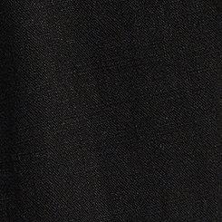 High-Rise Wide Leg Linen-Blend Trouser, DEEP BLACK, swatch