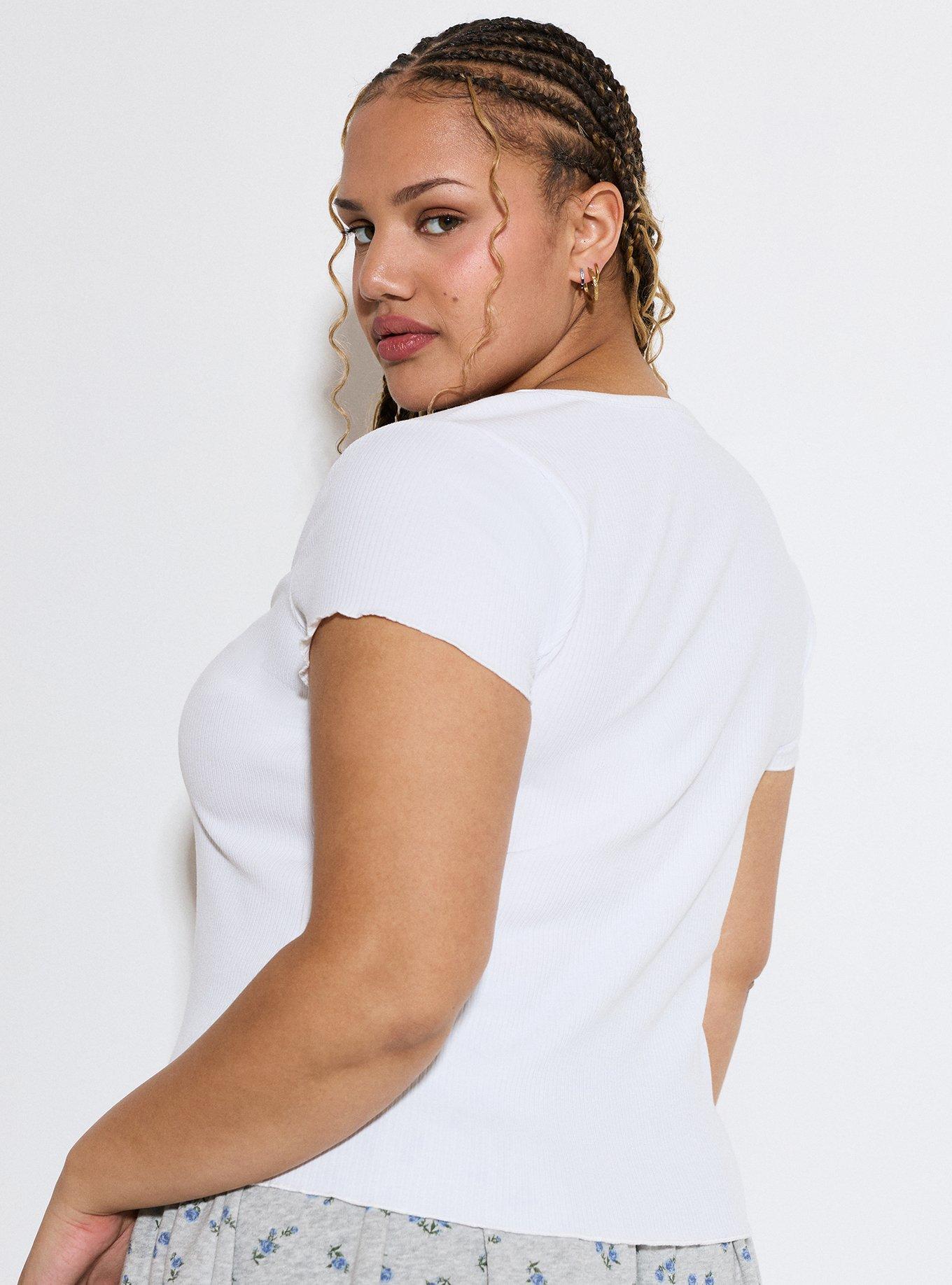 LoveSick Baby Tee, BRIGHT WHITE, alternate