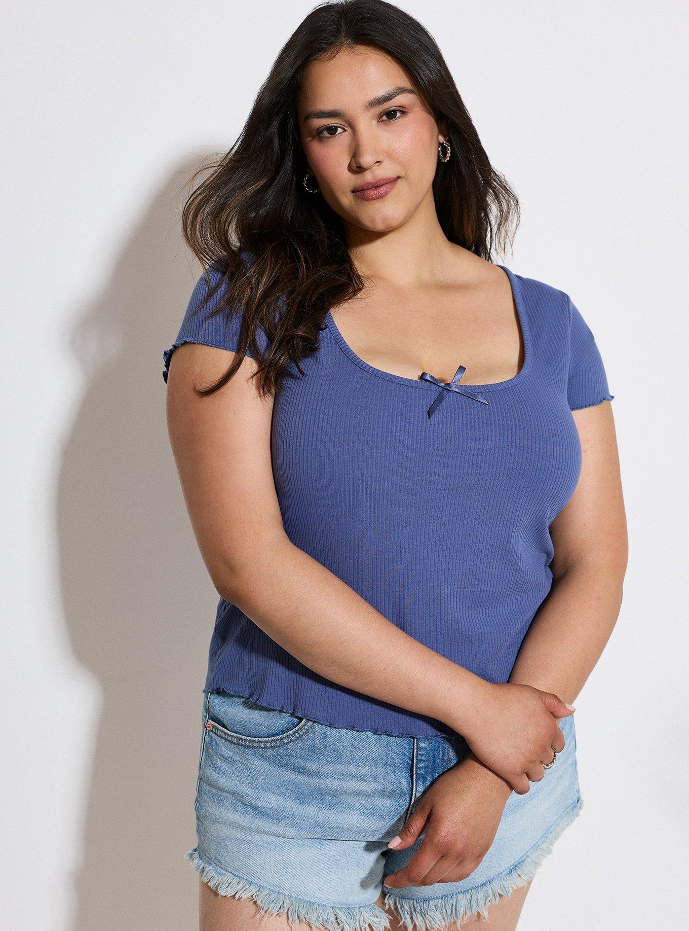 LoveSick Baby Tee, GRAY BLUE, alternate